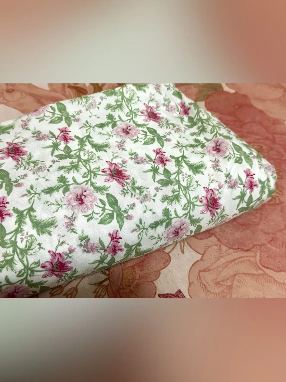 SET - Floral Sheet and Pillow Case Set for Full Bed and Standard Pillows